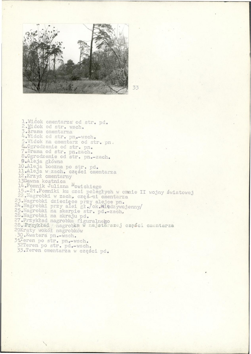 Karta cmentarza, skan nr 9
