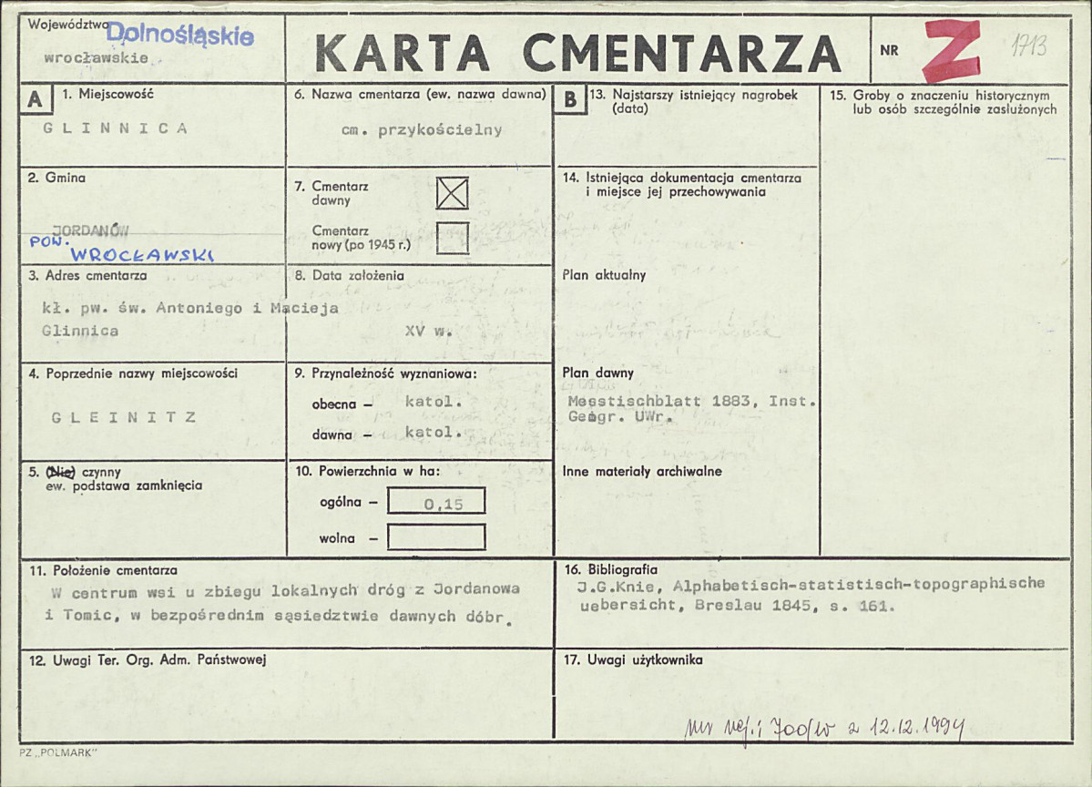 Karta cmentarza, skan nr 1