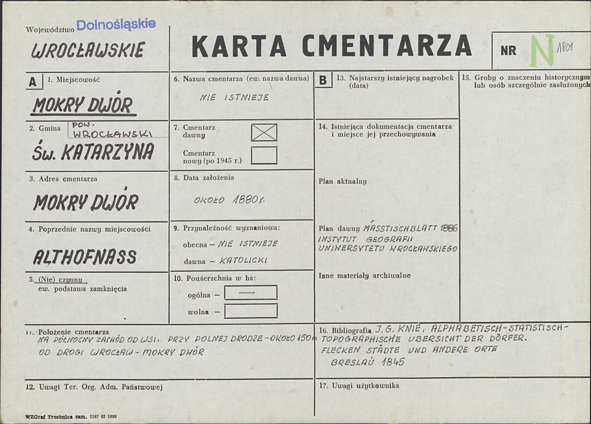 Karta cmentarza, skan nr 1