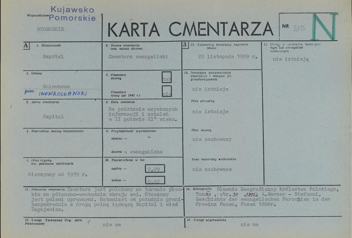 Karta cmentarza, skan nr 1