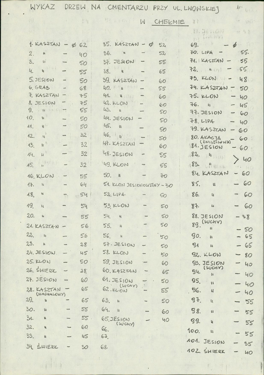 Karta cmentarza, skan nr 6