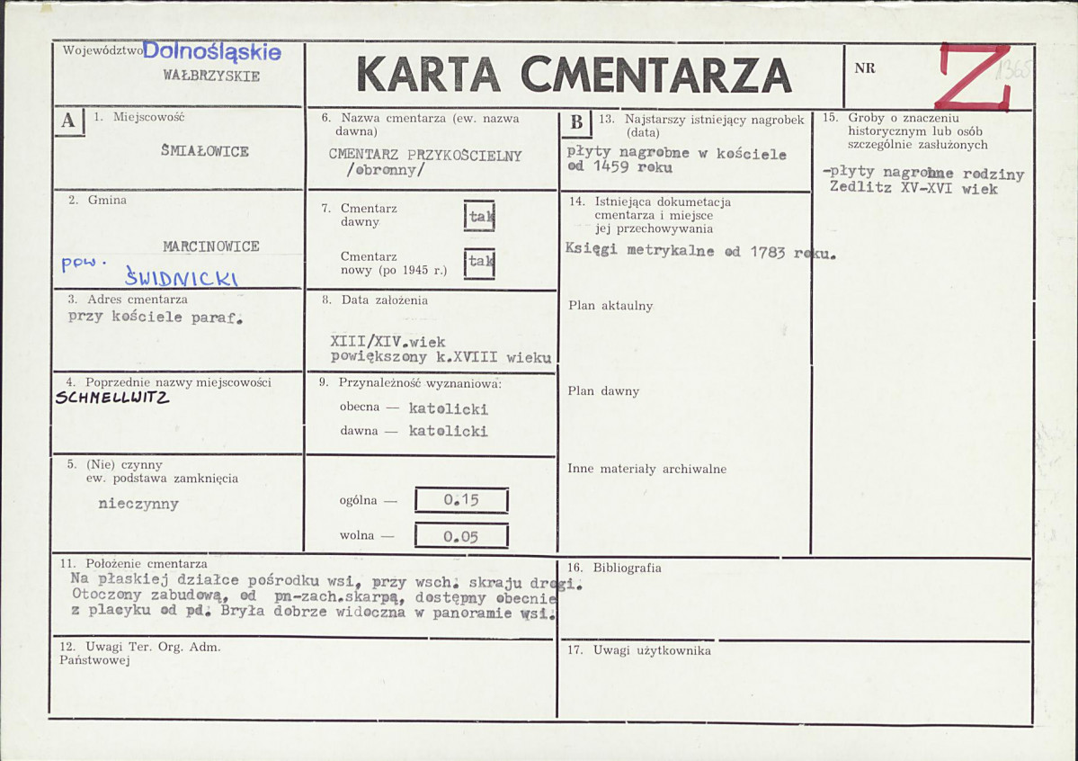 Karta cmentarza, skan nr 1