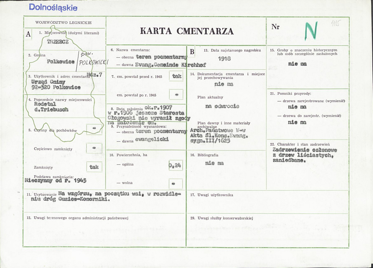 Karta cmentarza, skan nr 1