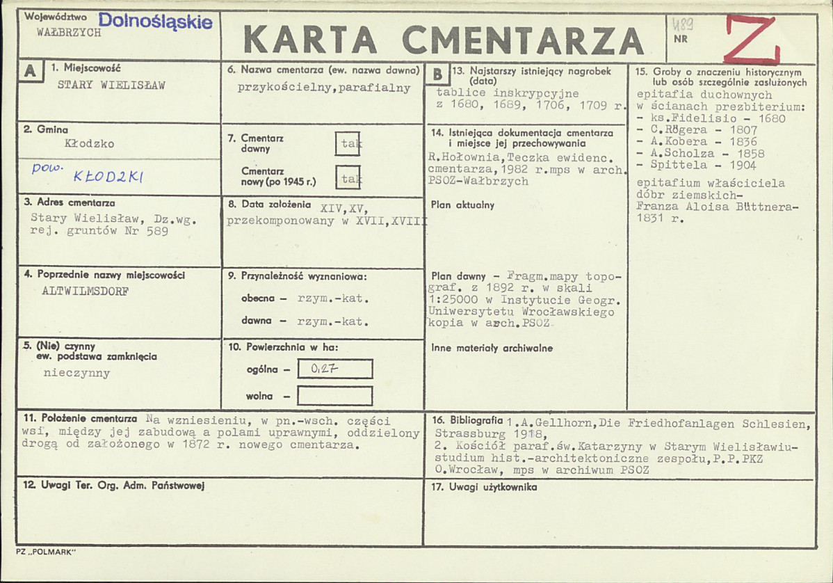 Karta cmentarza, skan nr 1
