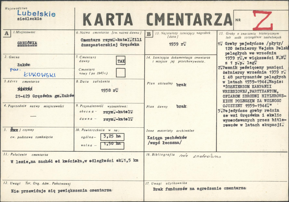 Karta cmentarza, skan nr 1