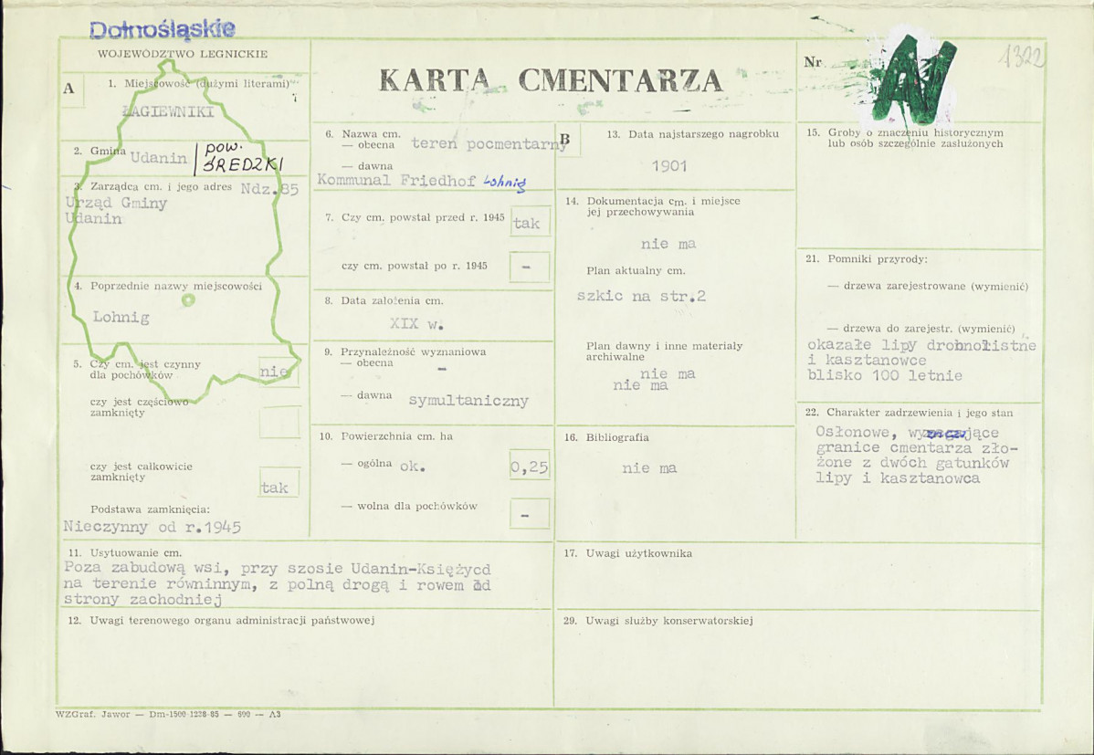Karta cmentarza, skan nr 1