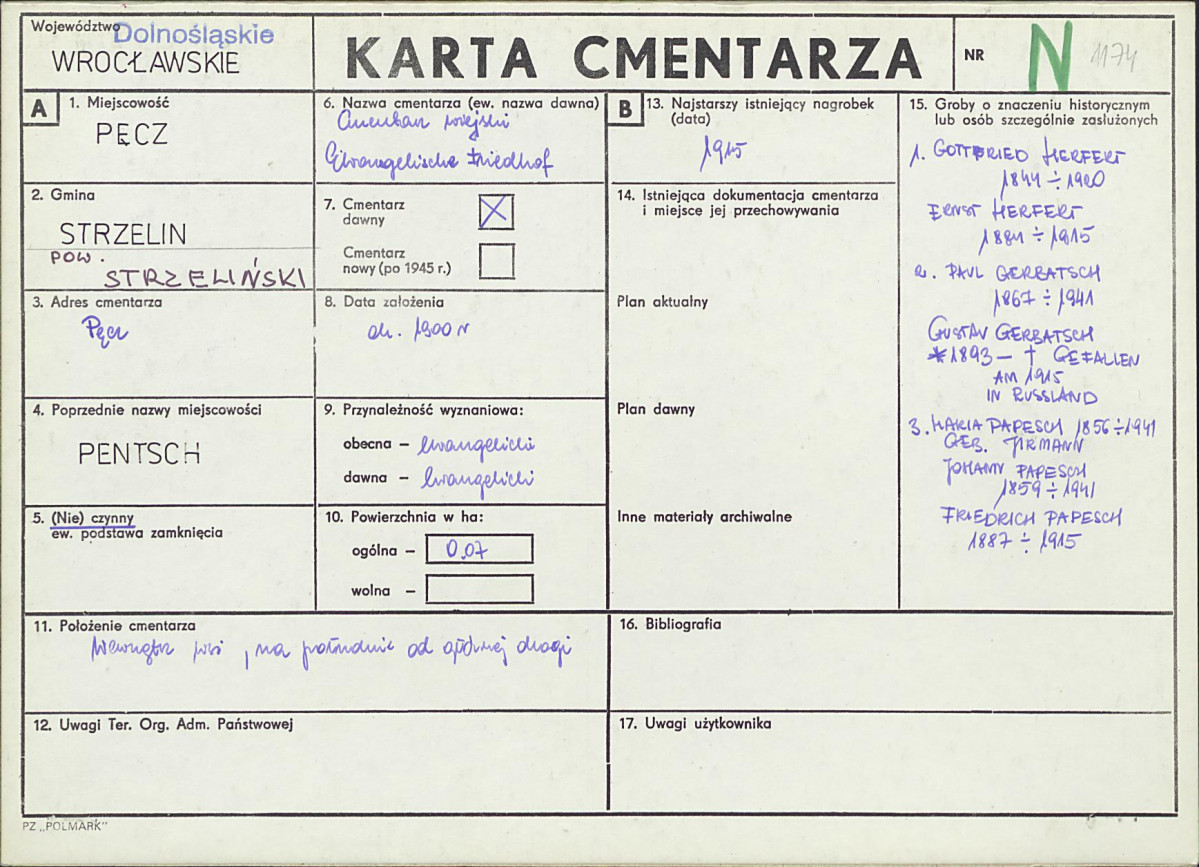 Karta cmentarza, skan nr 1