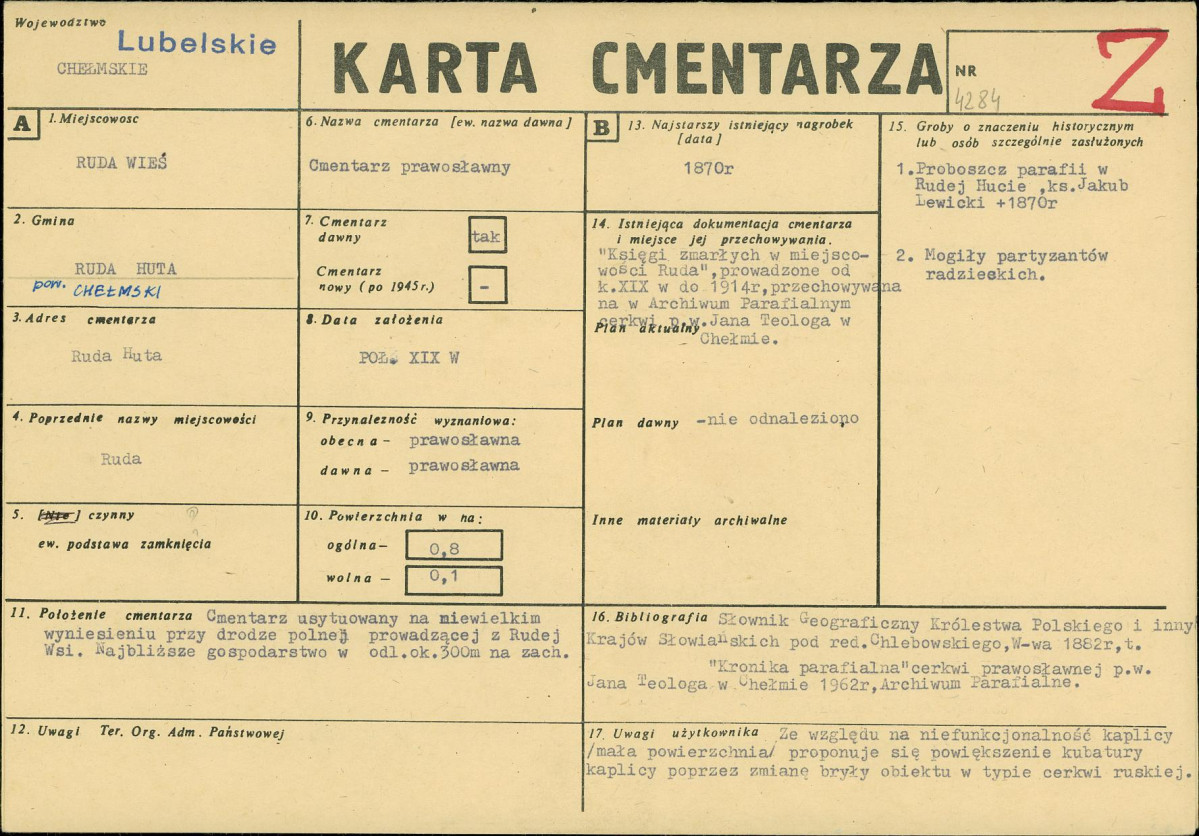 Karta cmentarza, skan nr 1