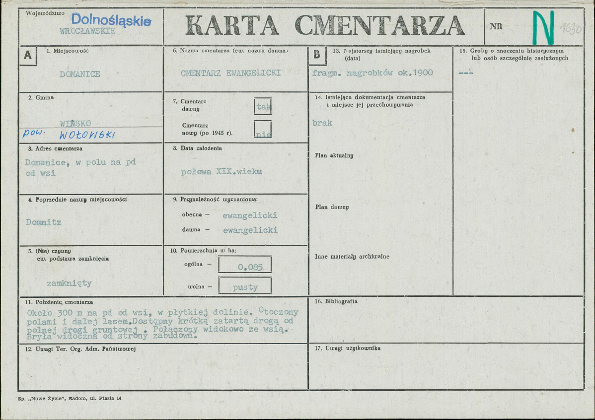 Karta cmentarza, skan nr 1
