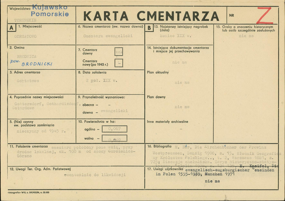KC - Karta cmentarza, skan nr 6