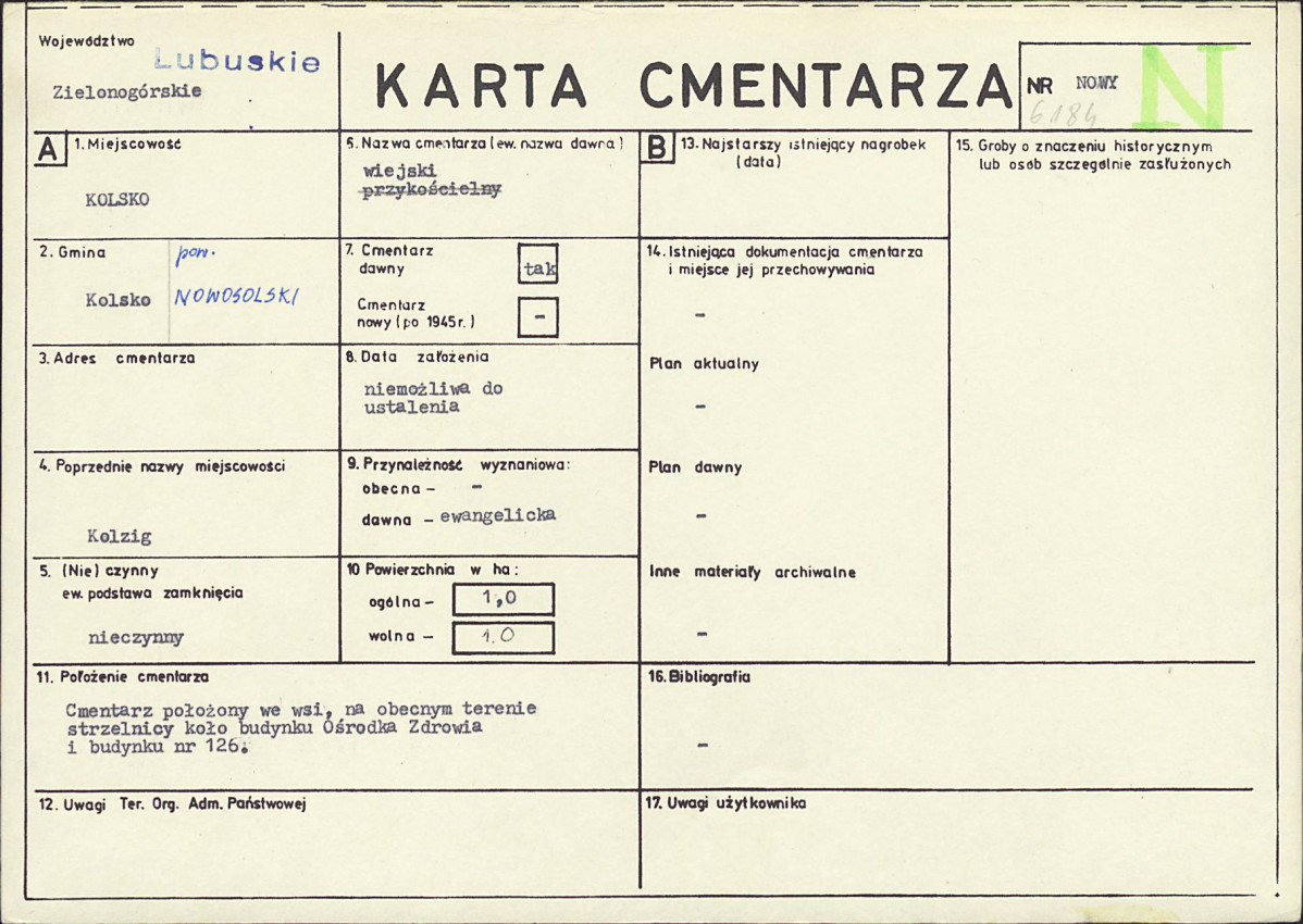 Karta cmentarza, skan nr 1