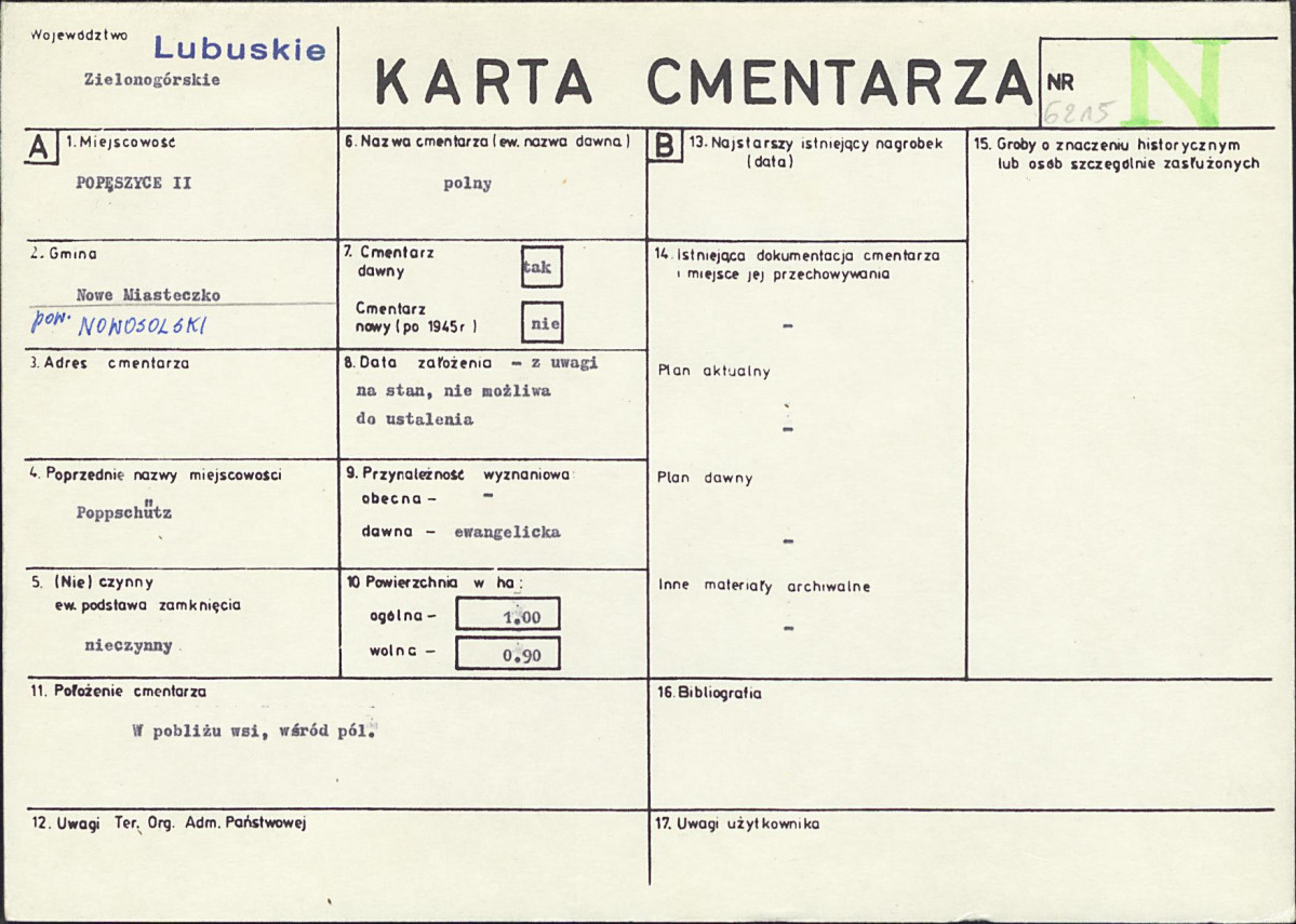 Karta cmentarza, skan nr 1