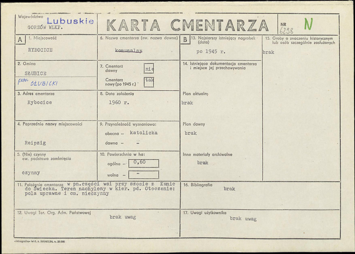 Karta cmentarza, skan nr 1