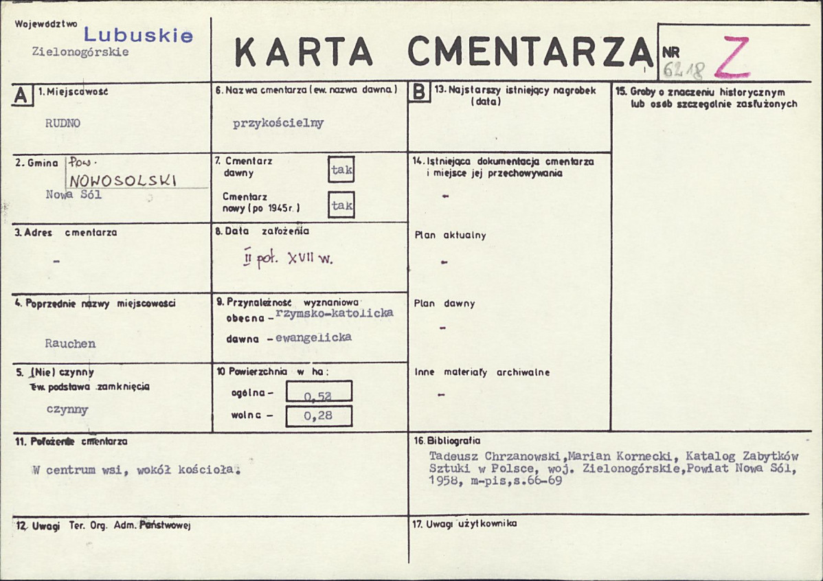 Karta cmentarza, skan nr 1