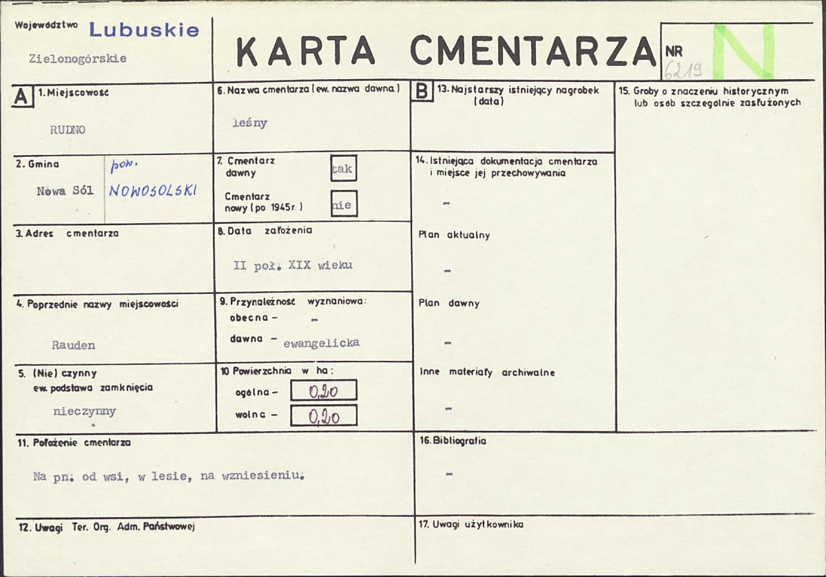 Karta cmentarza, skan nr 1