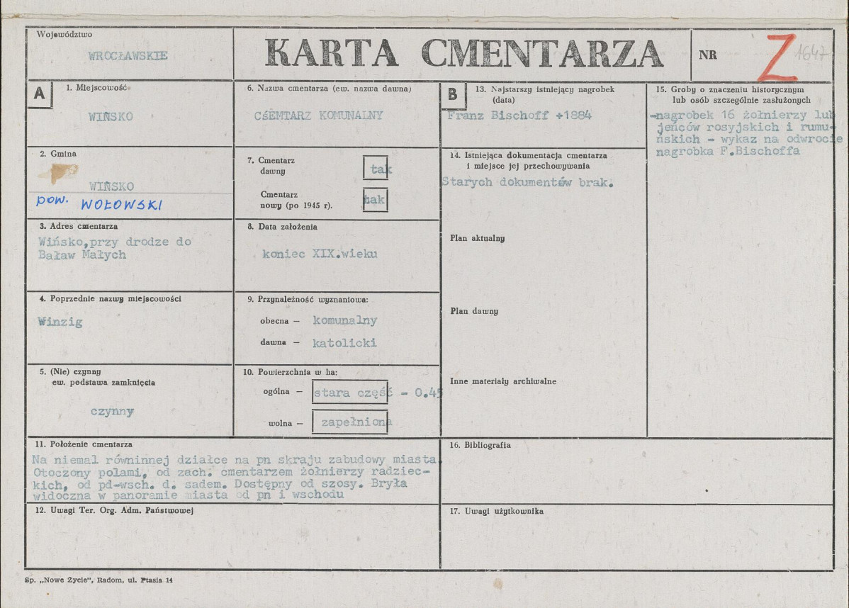 Karta cmentarza, skan nr 1