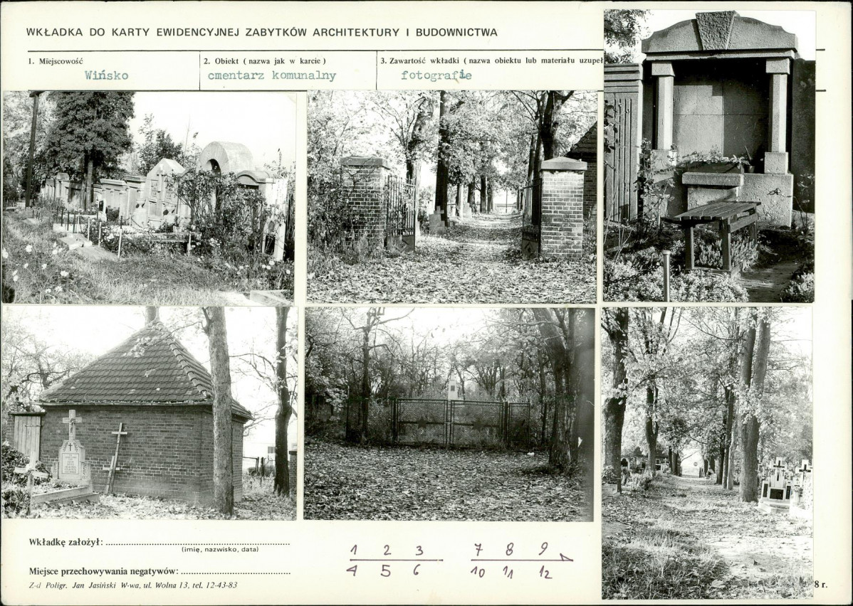 Karta cmentarza, skan nr 5