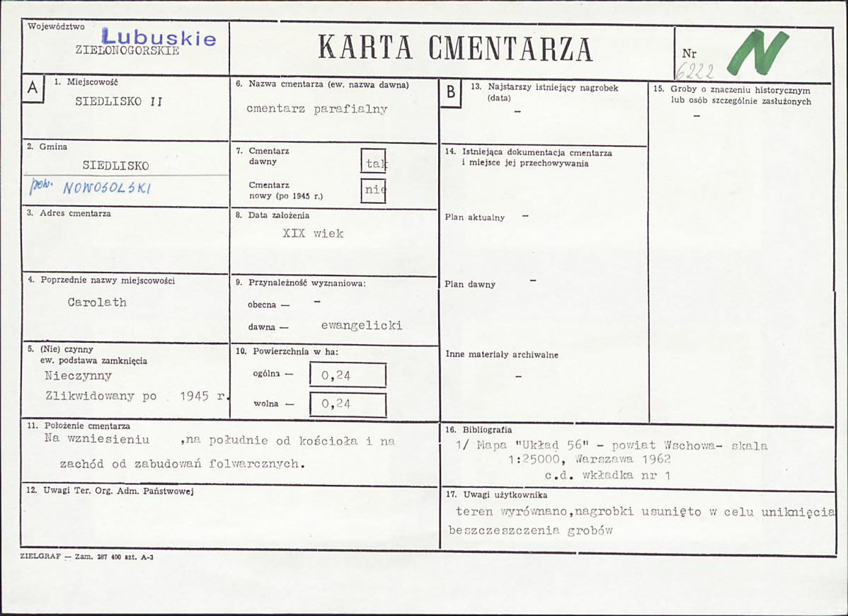 Karta cmentarza, skan nr 1