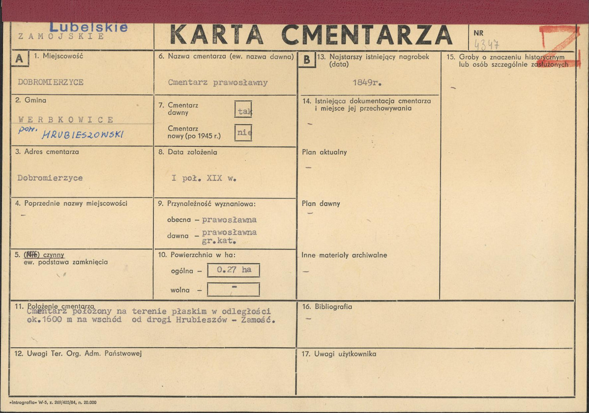 Karta cmentarza, skan nr 1