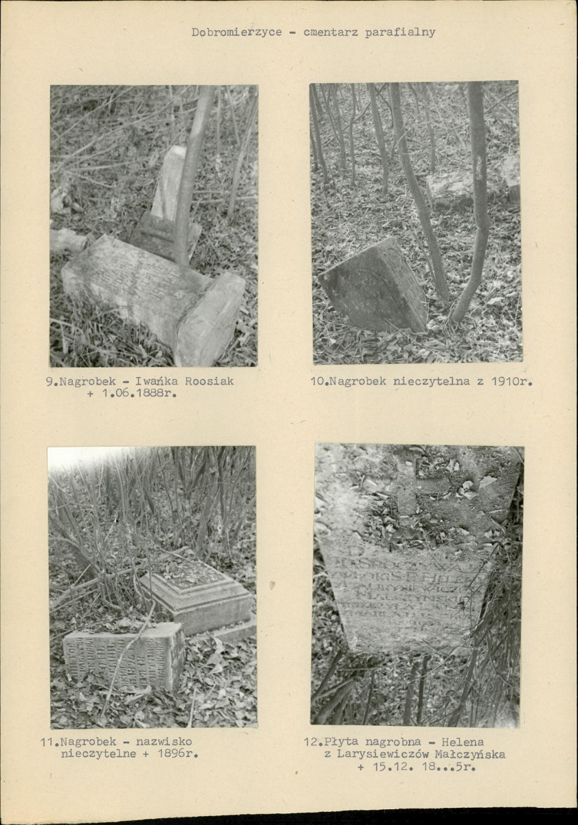 Karta cmentarza, skan nr 6