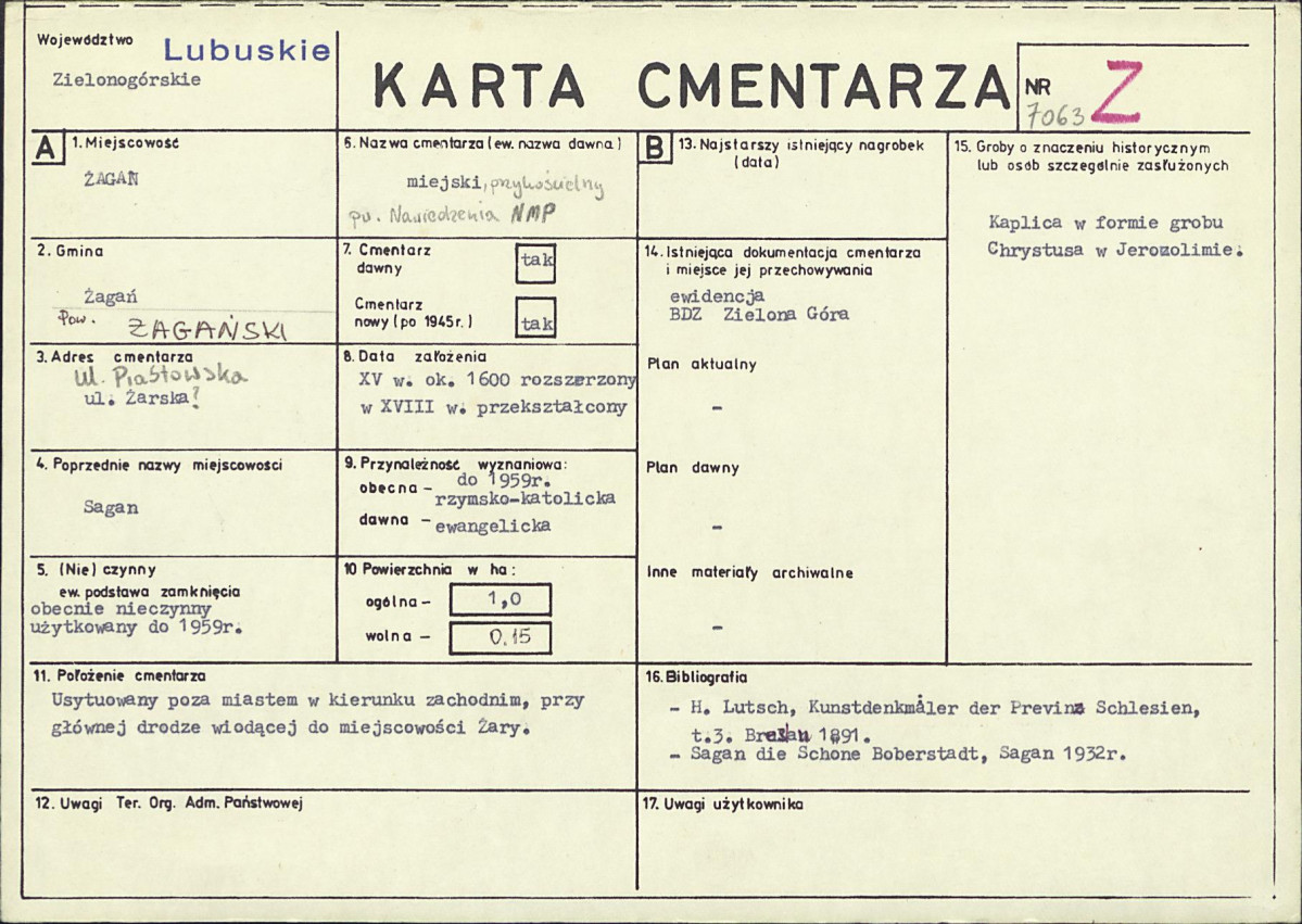Karta cmentarza, skan nr 1