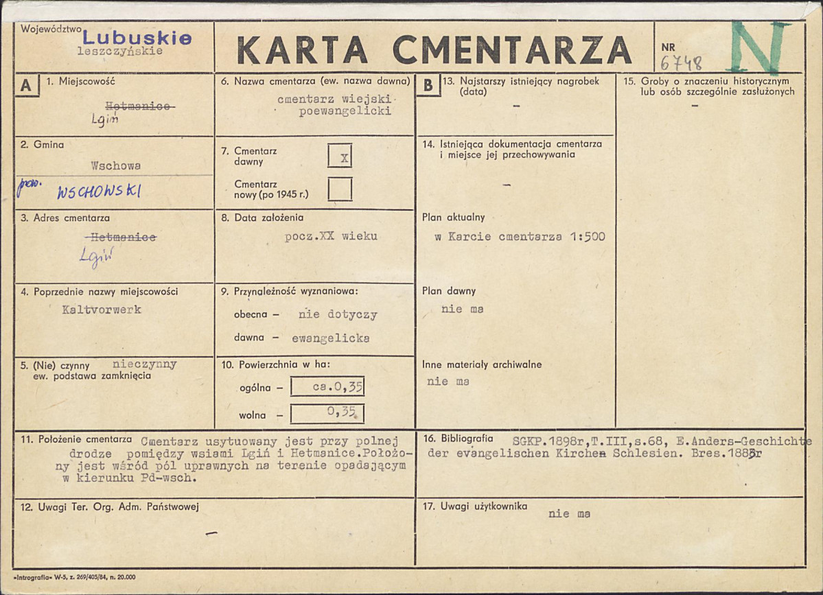 Karta cmentarza, skan nr 1