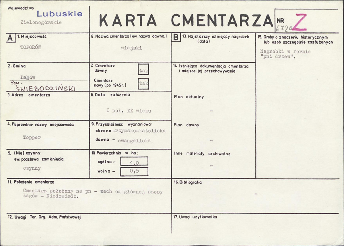 Karta cmentarza, skan nr 1