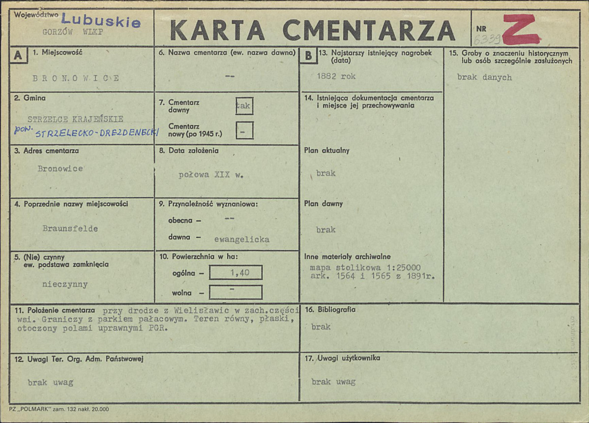 Karta cmentarza, skan nr 1