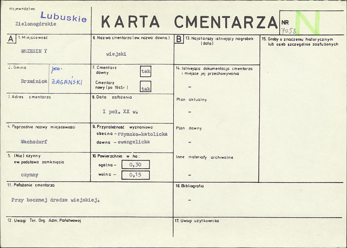 Karta cmentarza, skan nr 1
