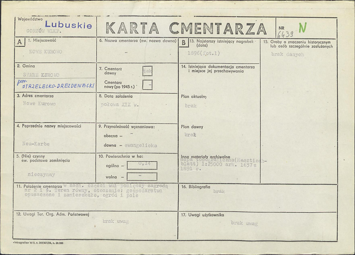 Karta cmentarza, skan nr 1