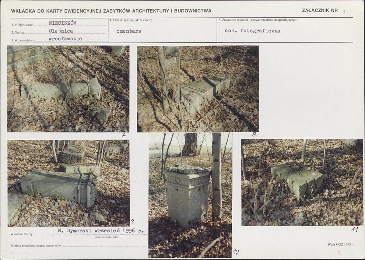 Karta cmentarza, skan nr 6