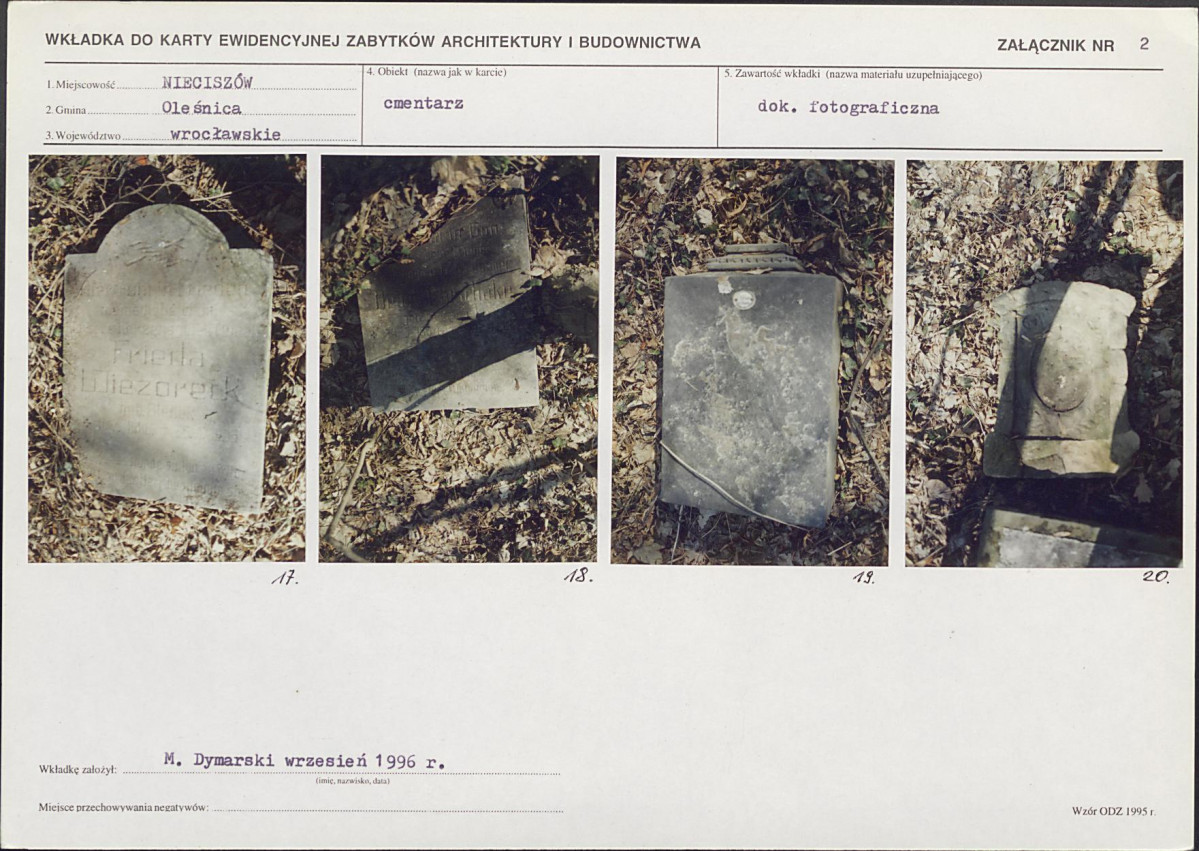 Karta cmentarza, skan nr 8