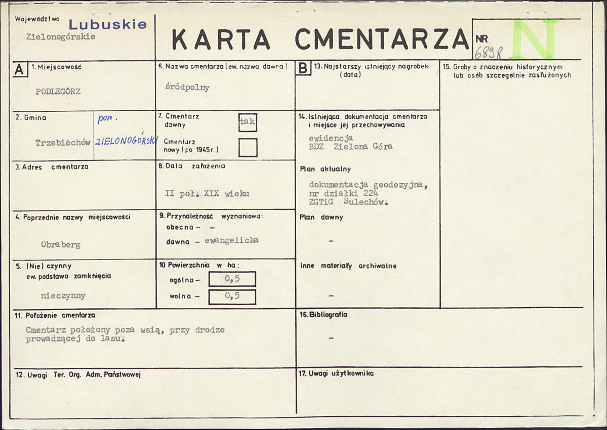 Karta cmentarza, skan nr 1