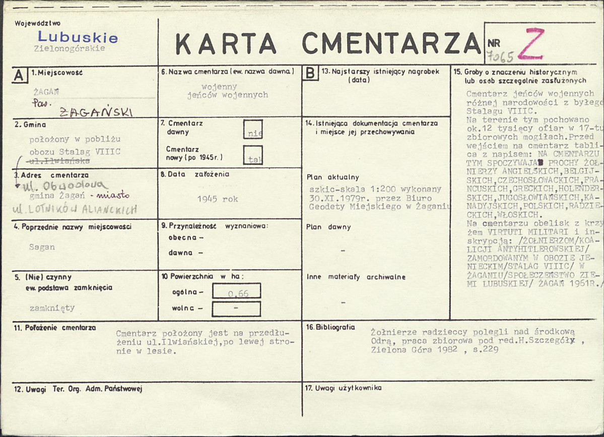 Karta cmentarza, skan nr 1