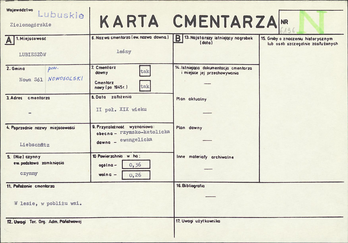 Karta cmentarza, skan nr 1