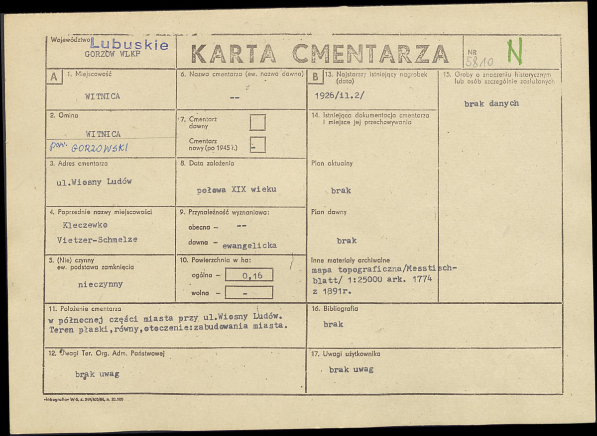 Karta cmentarza, skan nr 1