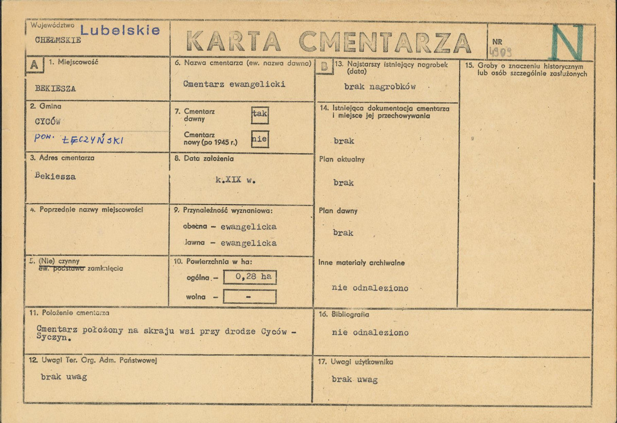 Karta cmentarza, skan nr 1