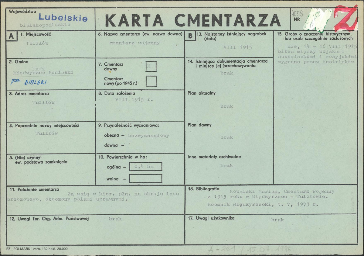 Karta cmentarza, skan nr 1
