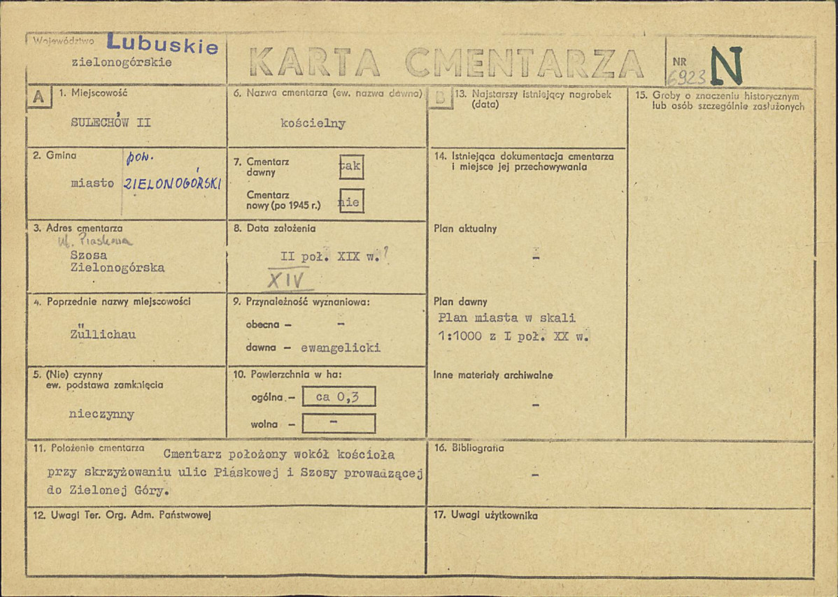 Karta cmentarza, skan nr 1