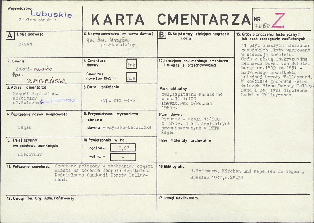 Karta cmentarza, skan nr 1