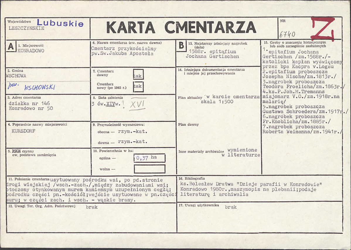 Karta cmentarza, skan nr 1
