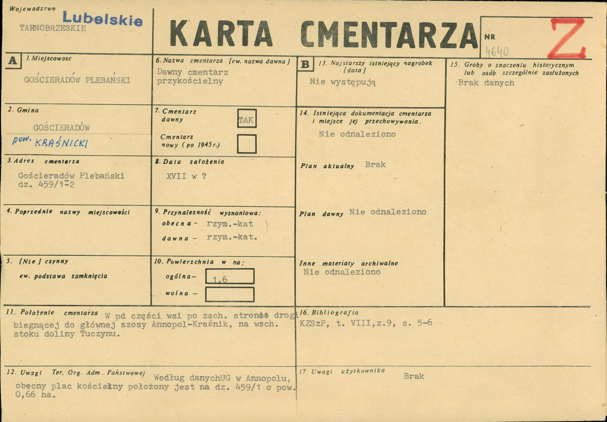 Karta cmentarza, skan nr 1