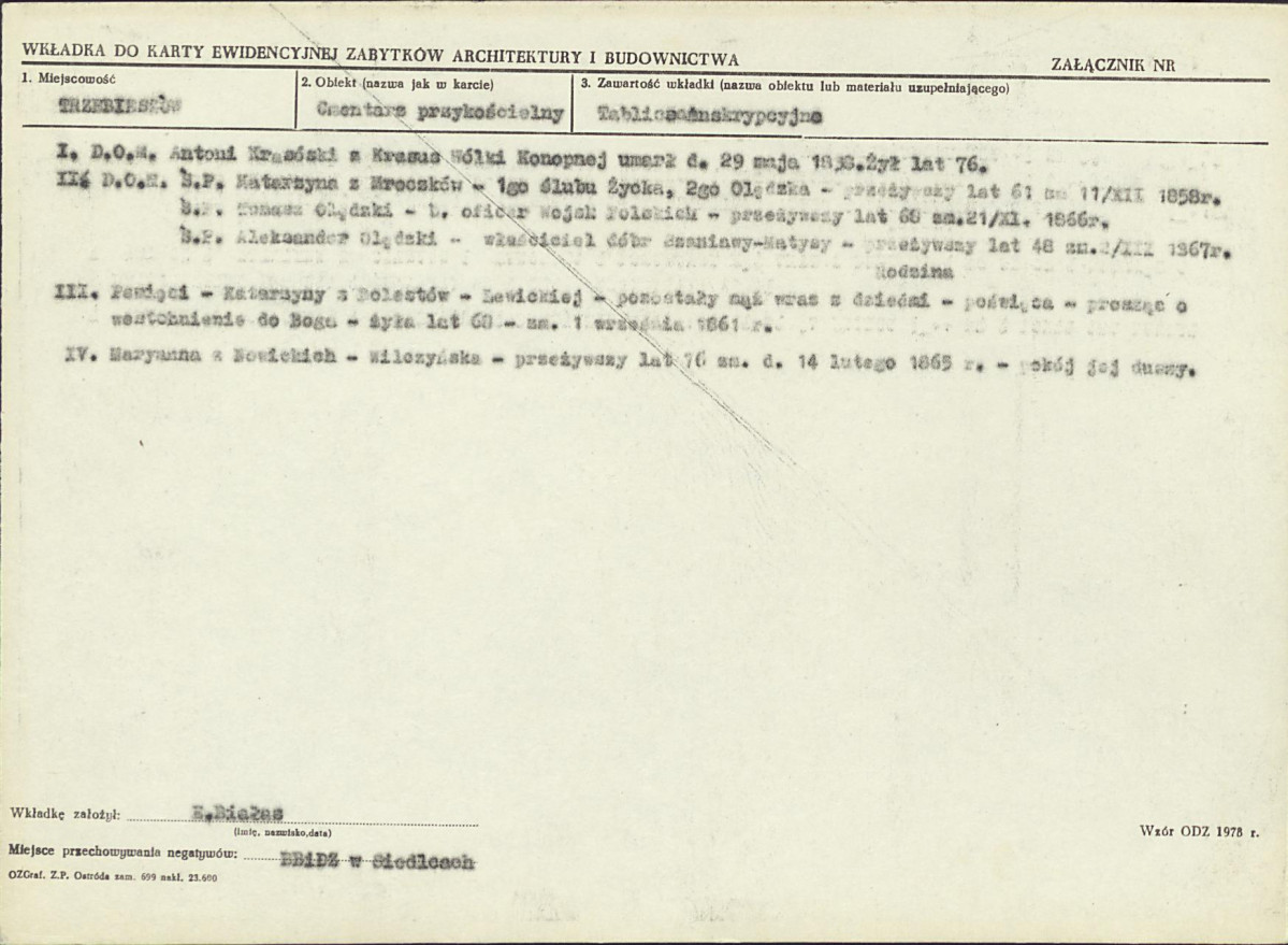 KC - Karta cmentarza, skan nr 5