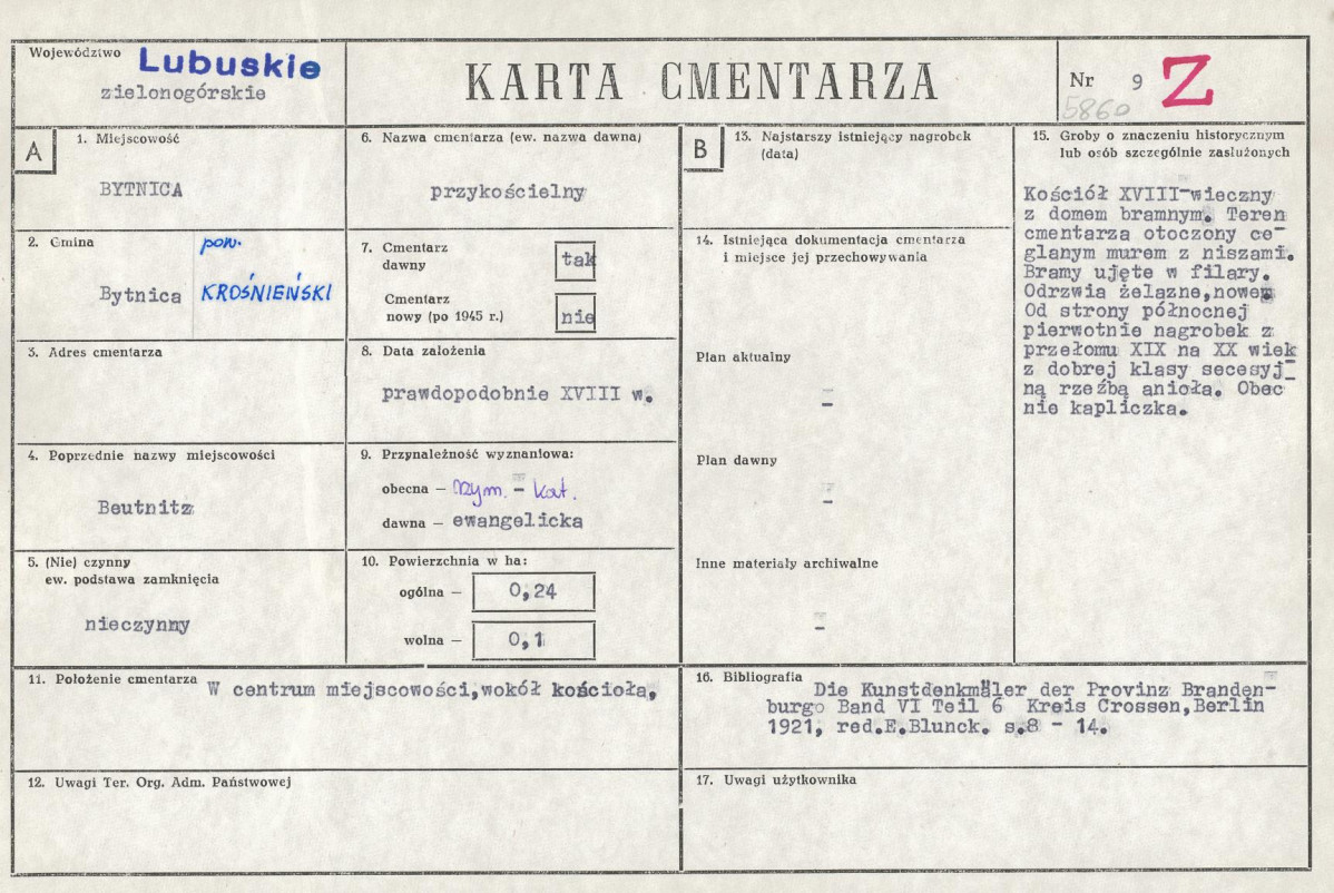 Karta cmentarza, skan nr 1