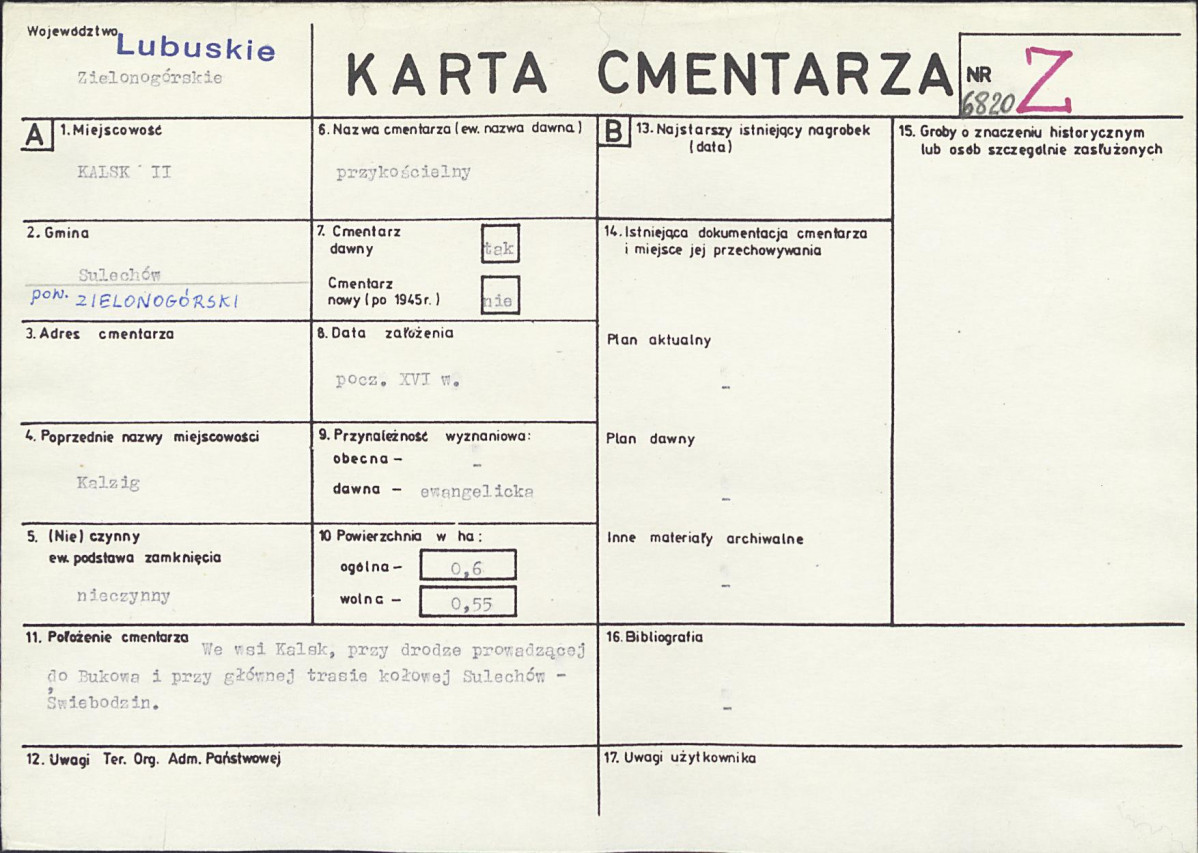 Karta cmentarza, skan nr 1