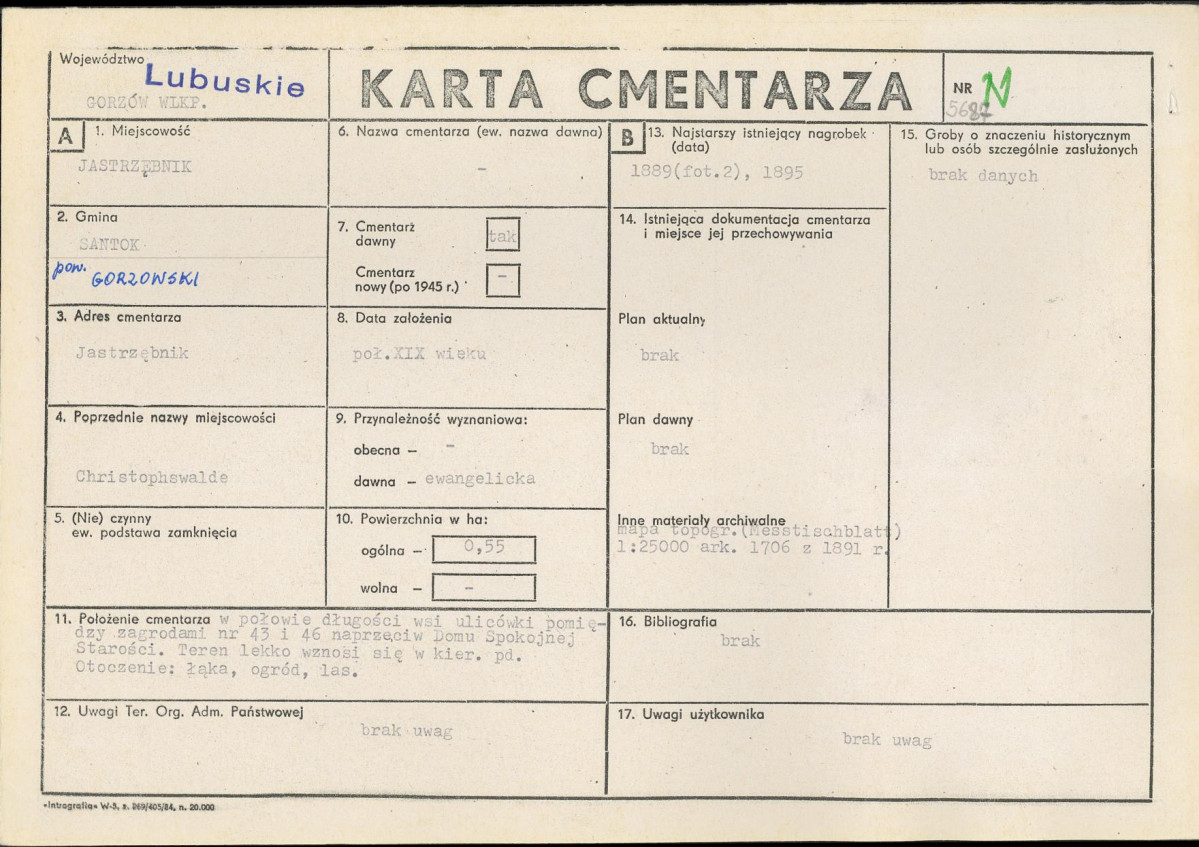 Karta cmentarza, skan nr 1