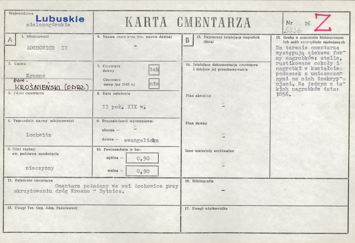 Karta cmentarza, skan nr 1
