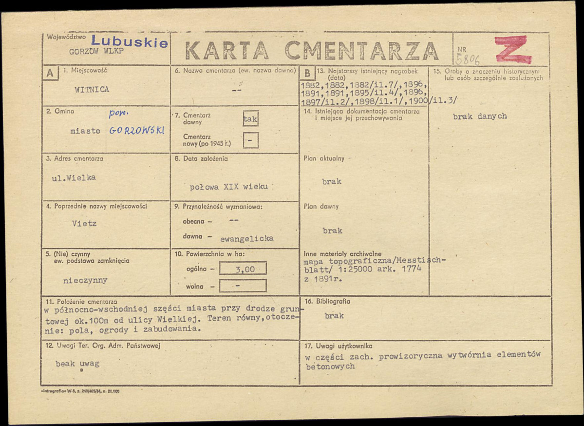 Karta cmentarza, skan nr 1