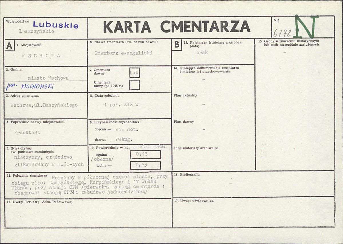 Karta cmentarza, skan nr 1