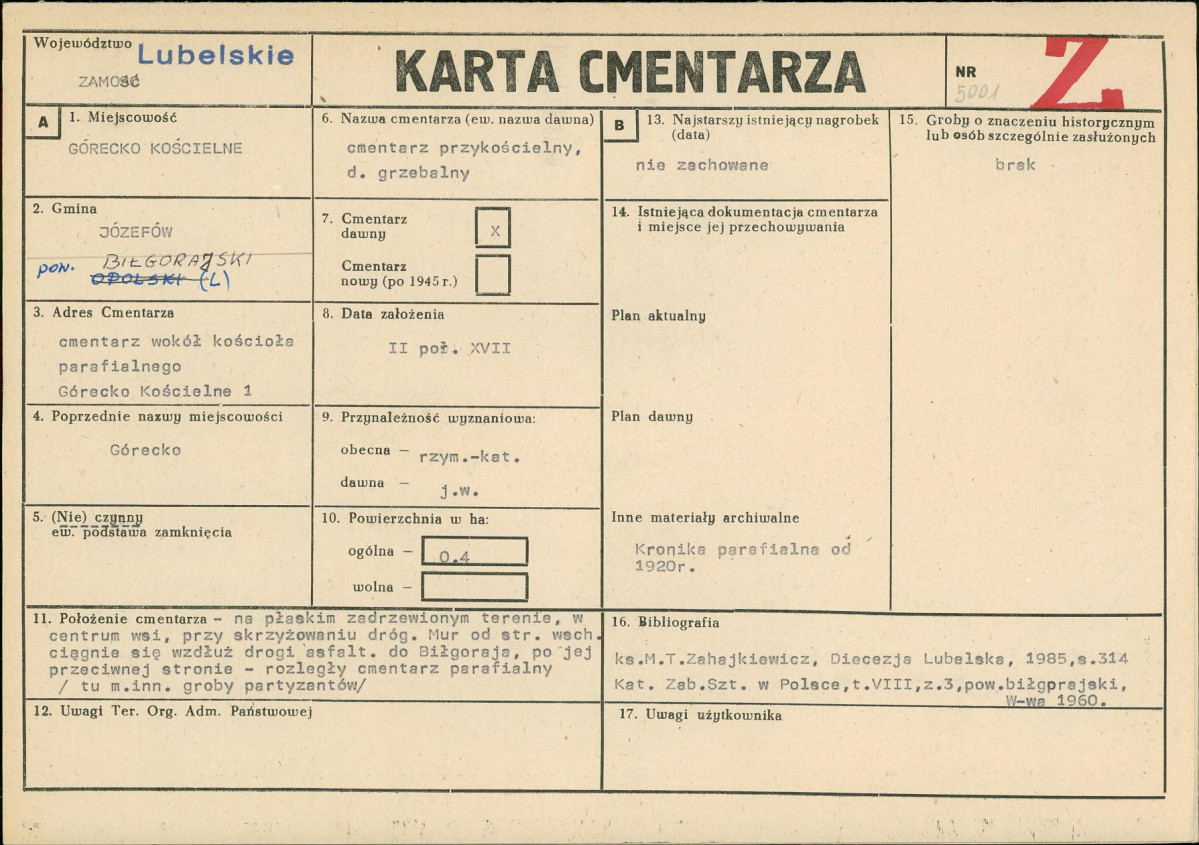 Karta cmentarza, skan nr 1